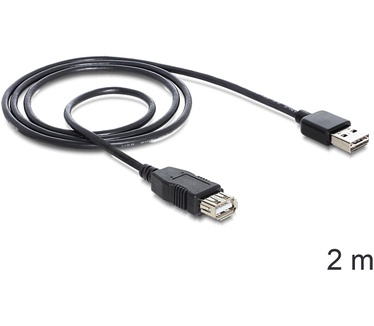 Delock EASY-USB 2.0-A - USB 2.0-A, 2m