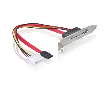Delock Slot bracket SATA / SATA 22 pin