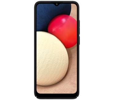 Nillkin Frosted Shield Hard Case - Samsung Galaxy A02s - Zwart Zwart