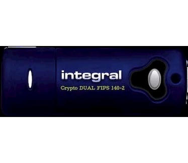 Integral Crypto Dual FIPS 140-2 Encrypted USB 3.0 4GB Zwart