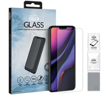 Eiger GLASS Tempered Glass Screen Protector for Apple iPhone 11 Pro /XS/X in Clear
