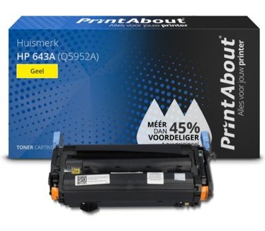 PrintAbout Huismerk HP 643A (Q5952A) Toner Geel
