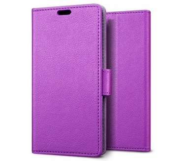 qMust Wiko Rainbow Jam Wallet Case - TPU frame - Purple
