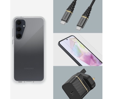 Otterbox React Series voor Galaxy A35 5G, Clear (Galaxy A35 5G) Transparant