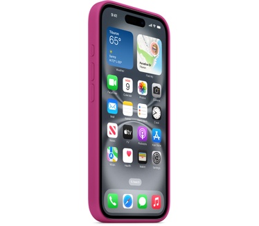 Apple Siliconen Back Cover met MagSafe - iPhone 16 Roze