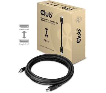 Club 3D DisplayPort 1.4 HBR3 8K Kabel M/M 5 meter (CAC-1061) Zwart