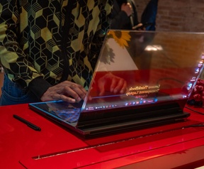 Lenovo ThinkBook Transparent Display laptop