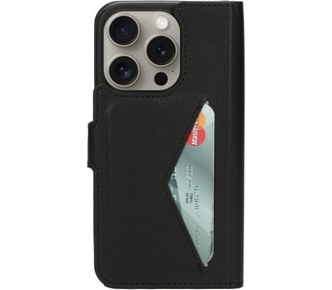 Mobiparts Classic Wallet Case Apple iPhone 15 Pro Black