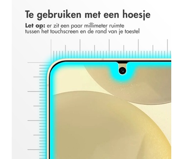 Accezz Gehard Glas Screenprotector 2-pack Samsung Galaxy S24 Plus / S25 Plus