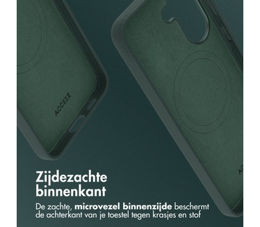 Accezz MagSafe Leather Backcover Samsung Galaxy A57 (5G) - Cedar Green