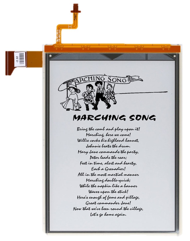 E-Ink ED060KG1-scherm