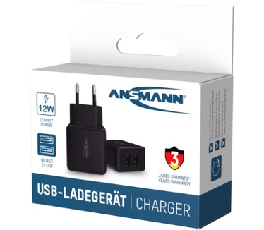 Ansmann HC212 (smartphone, tablet en andere USB-apparaten)