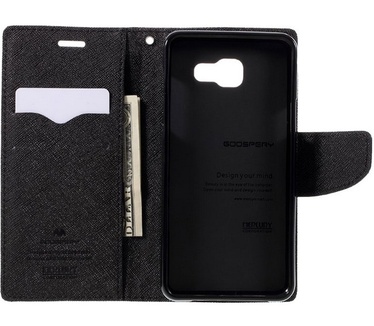 Mercury Fancy Diary WalletCase - Samsung Galaxy A5 (2016) - Zwart Zwart