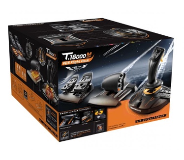 Thrustmaster T16000M FCS Flight Pack Oranje, Zwart