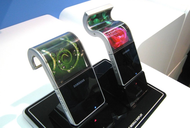 Flexibele amoleds van Samsung uit 2008