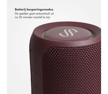 Selencia AquaPlay Bluetooth Speaker - Draadloze speaker - Waterproof - Bordeaux