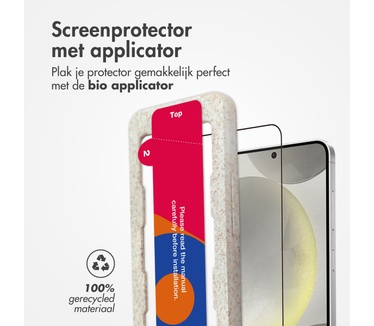 Accezz Triple Strong Full Cover Glass Screenprotector met bio applicator
