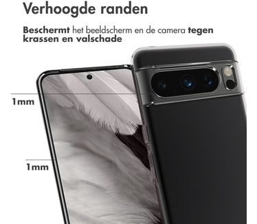 Accezz Clear Backcover Google Pixel 8 Pro - Transparant
