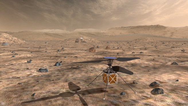 NASA-drone op Mars