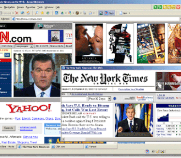 Avant Browser (antieke screenshot)