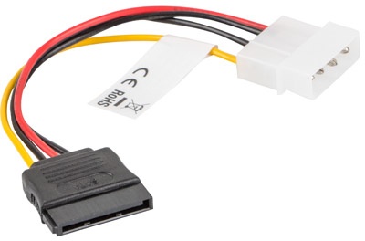 Lanberg CA SASA 13CU 0030 BK 0,3 m di cavo SATA a 7 pin nero   Lanberg