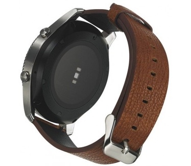 qMust Samsung Gear S3 Lederen Armband Elegant Bruin
