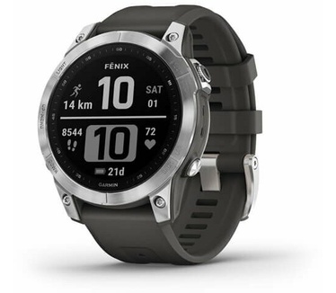 Garmin fēnix 7 Zilver (Grafiet)