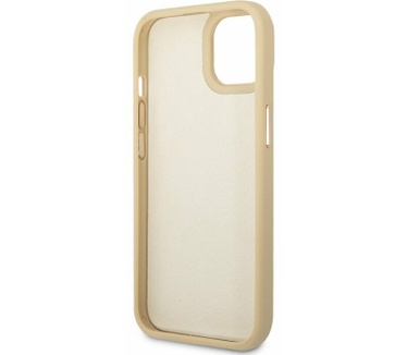 Guess Crocodile Back Case voor Apple iPhone 14 (6.1") - Goud Goud