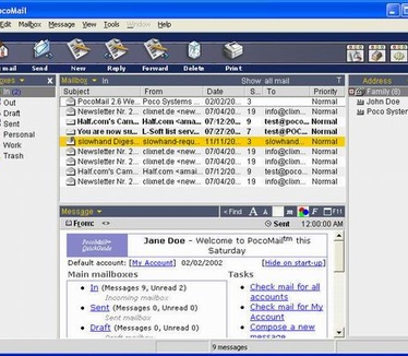 PocoMail screenshot