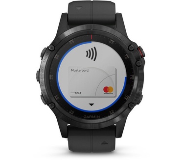 Garmin Fenix 5 Plus (Sapphire glas) Zwart (Zwart)
