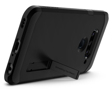 Spigen Tough Armor Case Black LG V40 ThinQ  Zwart