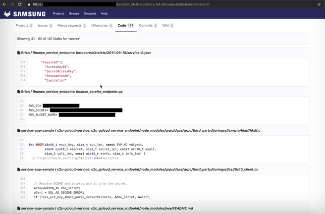 Samsung breach