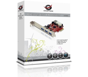 Conceptronic PCI Express Card 4-Port USB 3.0