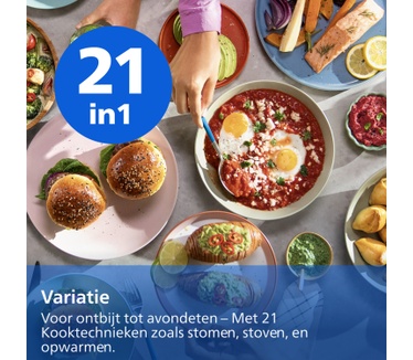 Philips Novaplus Philips Airfryer 5000-serie met stoom 7,2 l