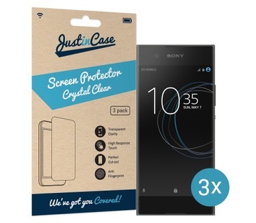 Just in Case Sony Xperia XA1 Screenprotector - 3 stuks - Crystal Clear