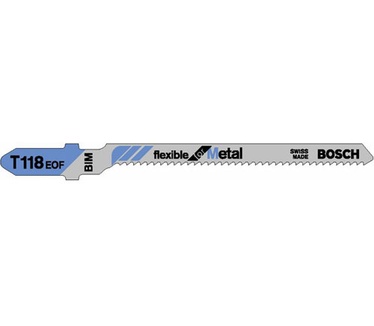 Bosch T 118 EOF Flexible for Metal decoupeerzaagbladen