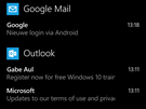 Screenshot Windows Phone 8.1 Update 2 voor review Lumia 640