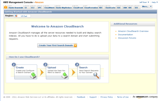 Amazon Cloud Search