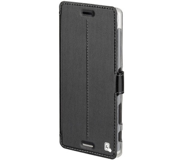 4smarts Supremo PU Leather Book Case voor Sony Xperia X - Zwart Zwart