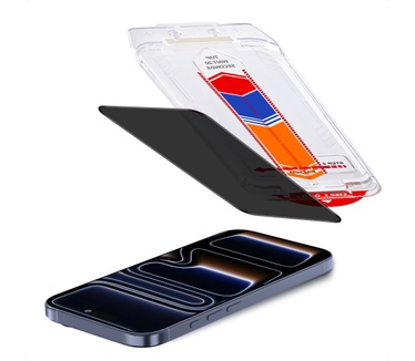Accezz Gehard Glas Privacy Screenprotector + Applicator