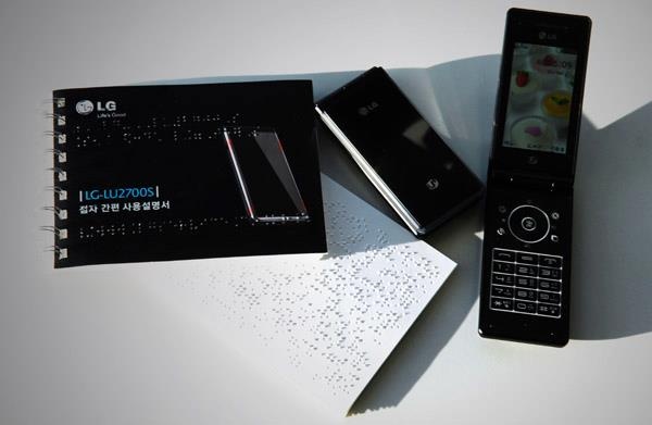LG blindentelefoon