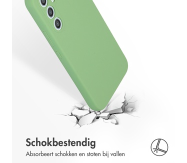 Accezz Liquid Silicone Backcover Samsung Galaxy A54 (5G) - Groen