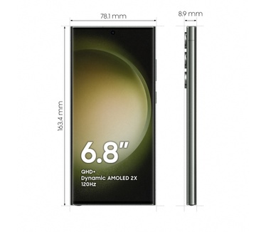 Samsung Galaxy S23 Ultra, 12GB ram, 512GB opslag Groen
