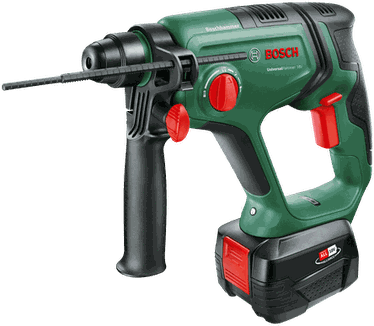 Bosch Home and Garden Accuboormachine, universele hamer 18 V, 1 x accu 4,0 Ah, 18 volt systeem, voor boren, hamerboren, beitelen en schroeven, in koffer
