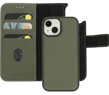 Mobiparts Leather 2 in 1 Wallet Case Apple iPhone 15 Green