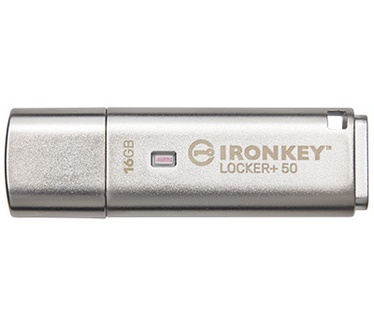Kingston IronKey IronKey Locker+ 50 16GB Zilver