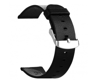 Baseus leren armband voor Apple Watch (42mm) - zwart