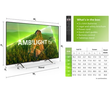 Philips LED 43PUS8108 4K Ambilight-TV