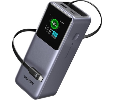 Ugreen Nexode Power Bank 20000mAh 165W with Built-in USB C Cable