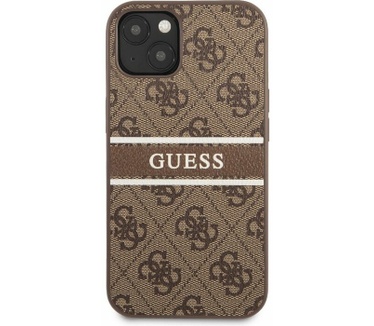 Guess 4G Printed Stripe Back Case - iPhone 13 Mini (5.4") - Bruin Bruin